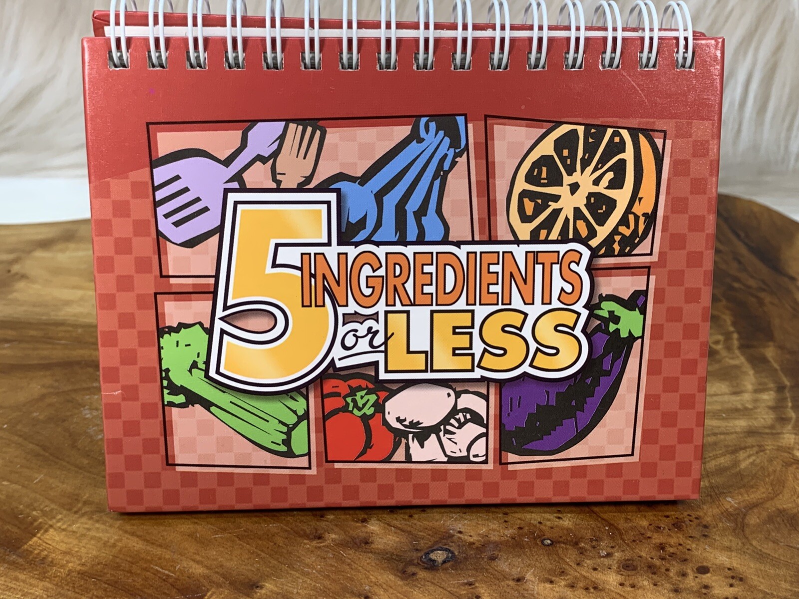 5 Ingredients or Less Cookbook Small Unbranded Quick Meals Counter Stand