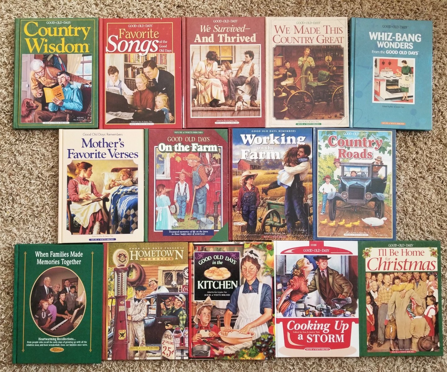 Lot Of 14 Good Old Days Hardcover Books