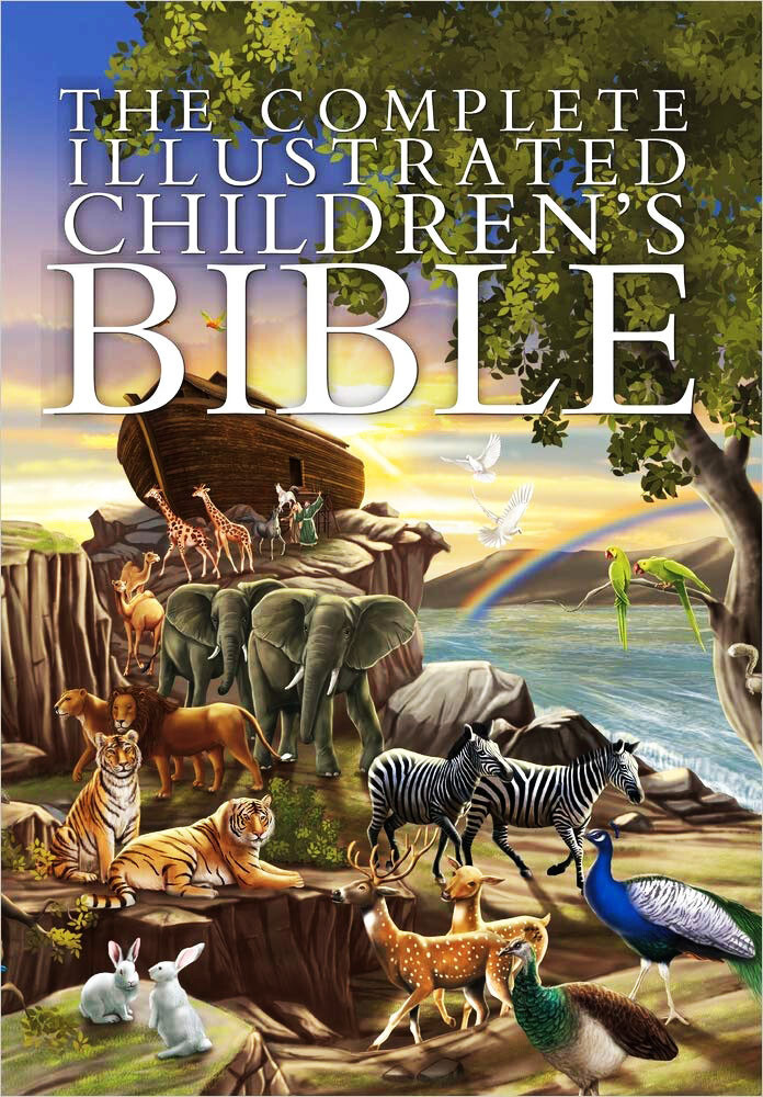 SALE! Complete Illustrated Children’s Bible, Hardback, Full Color, 400+ Pages