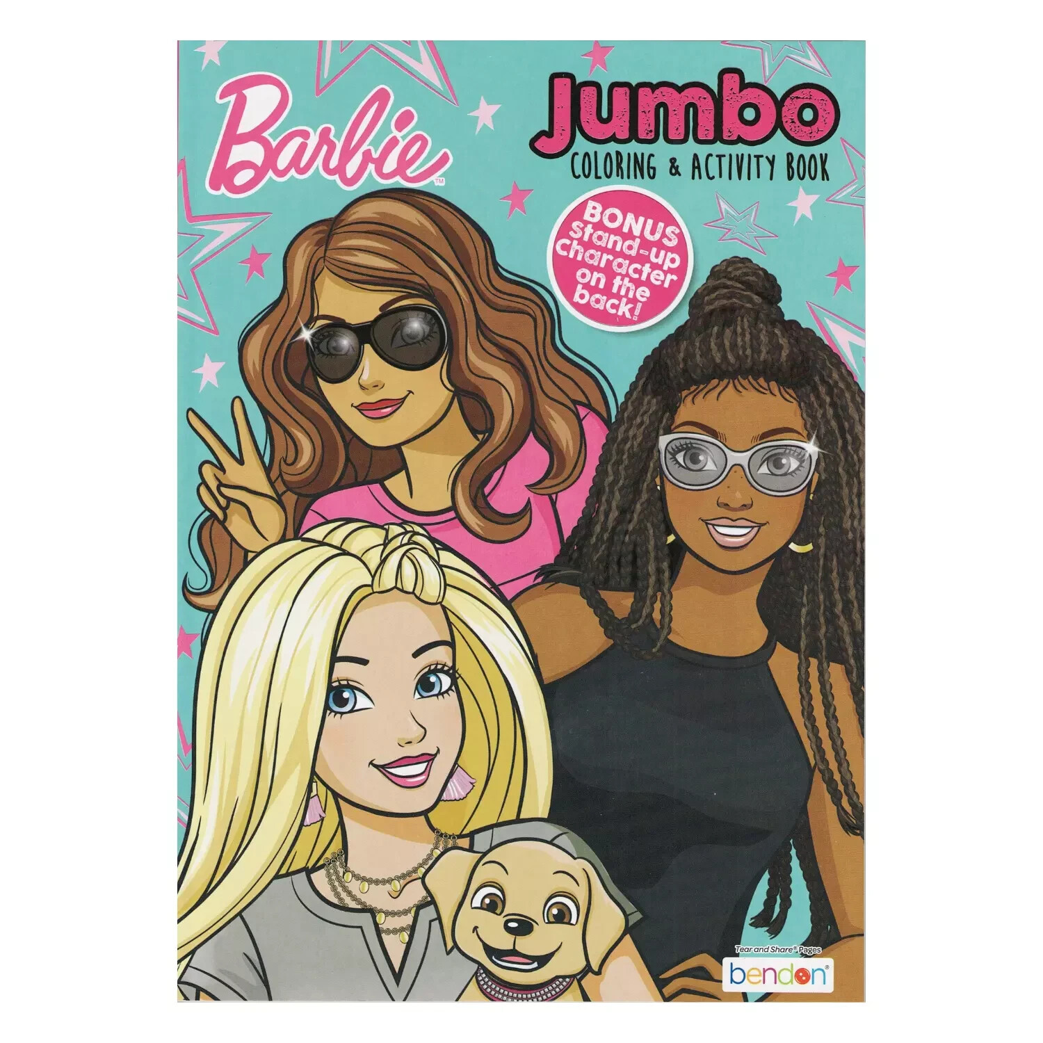 Barbie Coloring and Activity Book – 64 Pages with Bonus 3D Character Cutout!